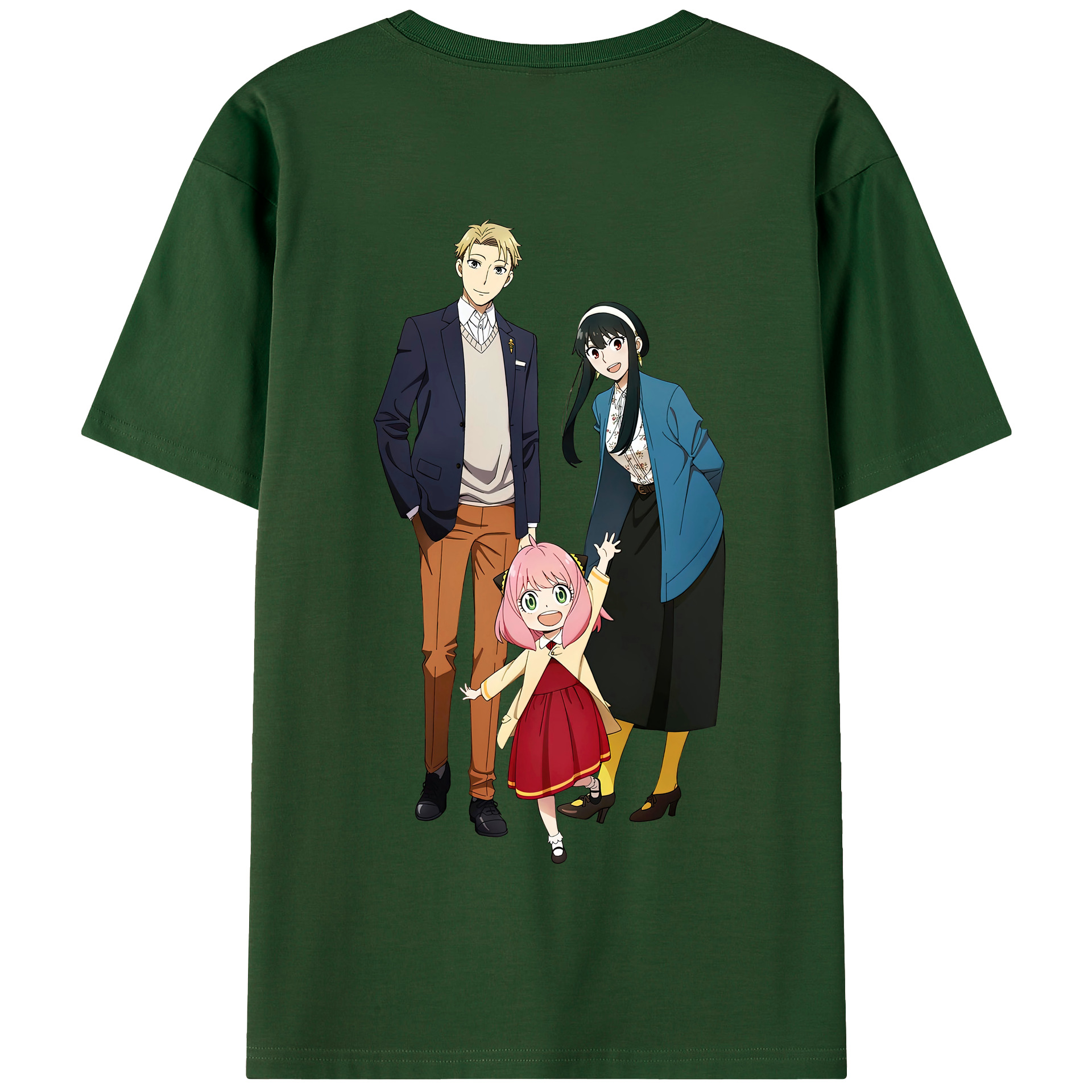 （画像用） SPY×FAMILY间谍家家酒 綿100％半袖Tシャツ（背面プリント）